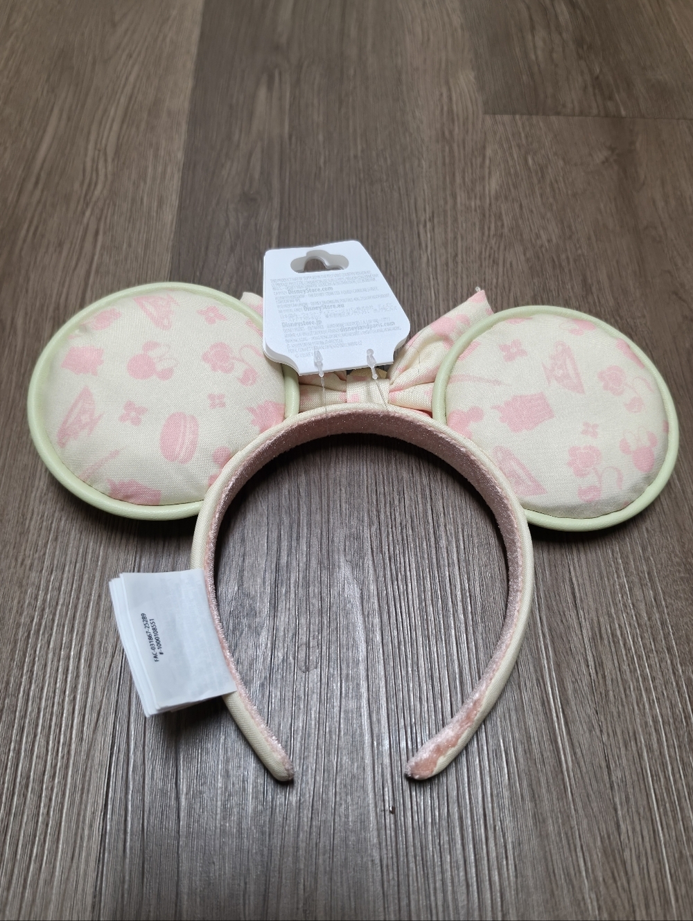 Macaron Themed Minnie Ear Headband - Pink & Mint - Picture 2 of 5